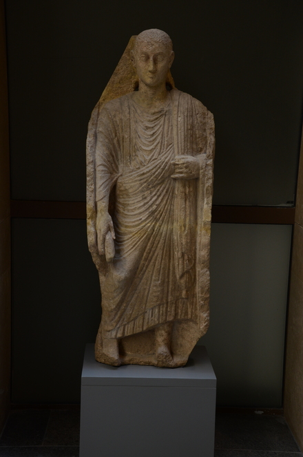 Oxyrhynchus, Tomb statue of a man