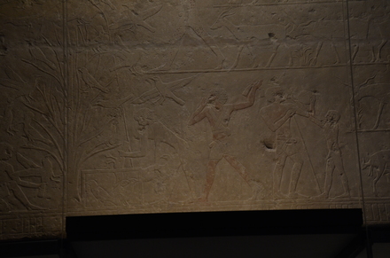 Saqqara, Chapel of Hetepherachet, Relief of hunters chasing birds