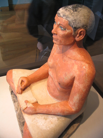 Saqqara, Statue of a seated scribe