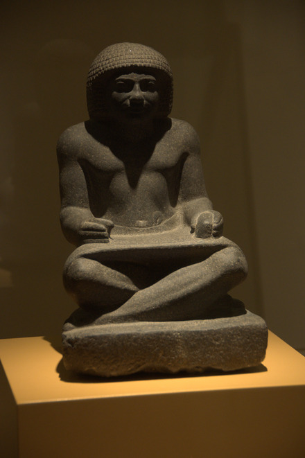 Saqqara, Statue of a seated scribe