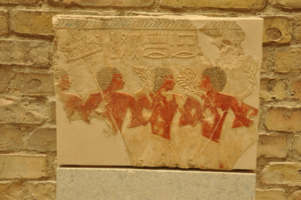 Deir el-Bahari, Mortuary Temple of Hatshepsut, Relief of Egyptian soldiers