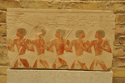 Deir el-Bahari, Mortuary Temple of Hatshepsut, Relief of Egyptian soldiers