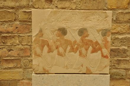 Deir el-Bahari, Mortuary Temple of Hatshepsut, Relief of Nubian soldiers