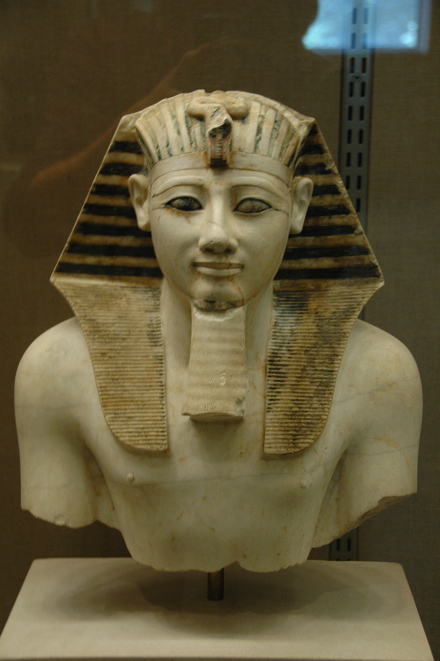 Deir el-Bahari, Mortuary Temple of Mentuhotep II, Portrait of Thutmose III