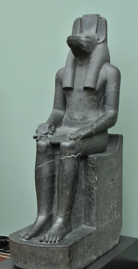 Luxor, Temple, Statue of Anubis