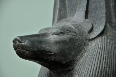 Luxor, Temple, Statue of Anubis