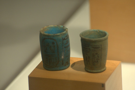 Thebes, Containers for ointment with the name of Ramesses II and Ramesses III