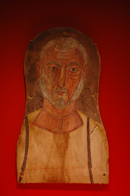 Fayyum portrait of an old man