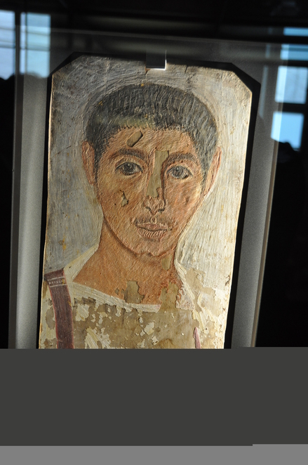 Fayyum portrait of a young man