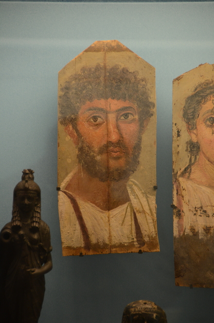 Fayyum portrait of a bearded man