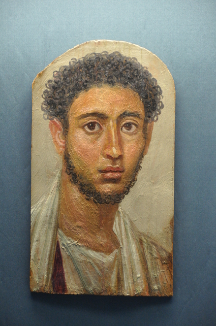 Fayyum portrait of a young man