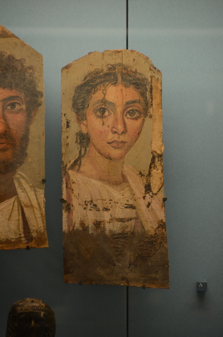 Fayyum portrait of a young woman