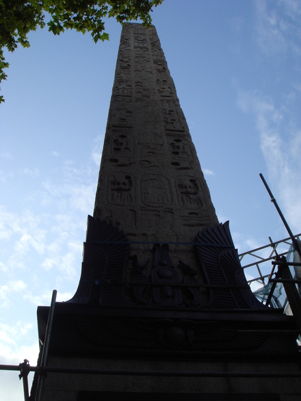 Heliopolis, Temple, obelisk (a.k.a. Cleopatra's needle, London)