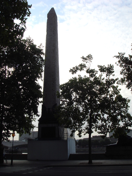 Heliopolis, Temple, obelisk (a.k.a. Cleopatra's needle, London)