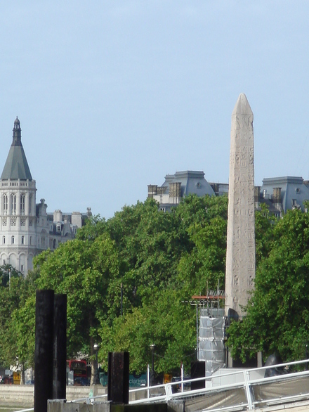 Heliopolis, Temple, obelisk (a.k.a. Cleopatra's needle, London)