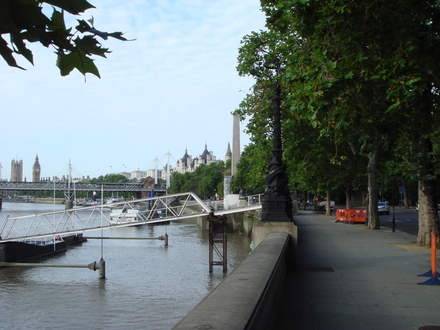 Heliopolis, Temple, obelisk (a.k.a. Cleopatra's needle, London)