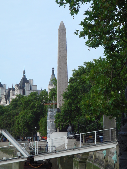 Heliopolis, Temple, obelisk (a.k.a. Cleopatra's needle, London)