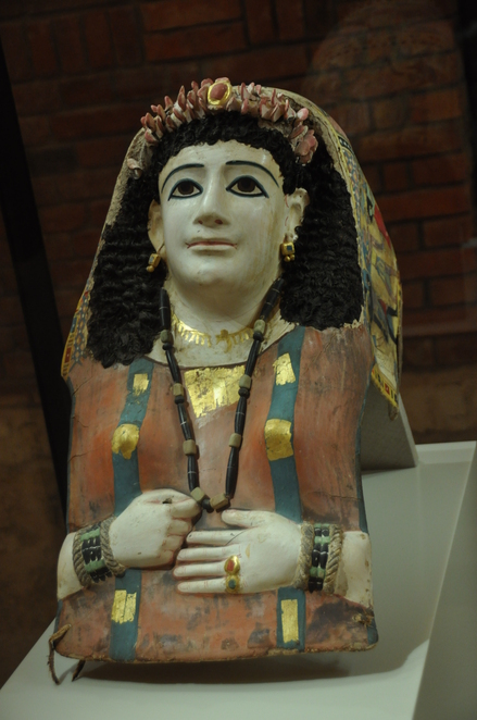 Meir, Mummy mask of a woman