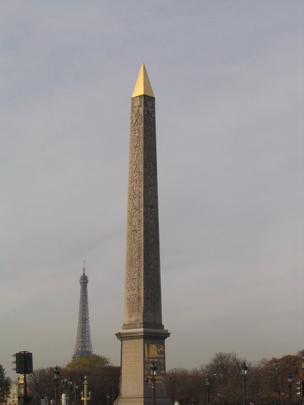 Luxor, Temple, obelisk (now in Paris)