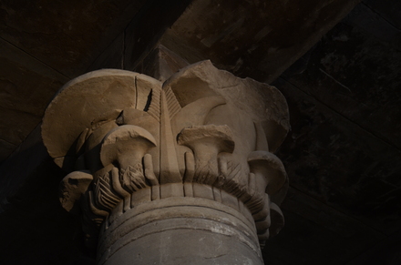 Taffeh, Roman temple, Capital