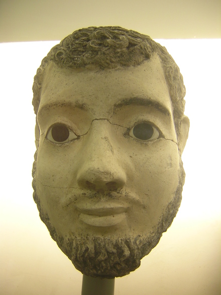 Mask of a deceased man