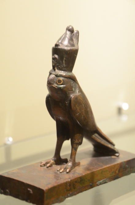 Statuette of a Horus falcon