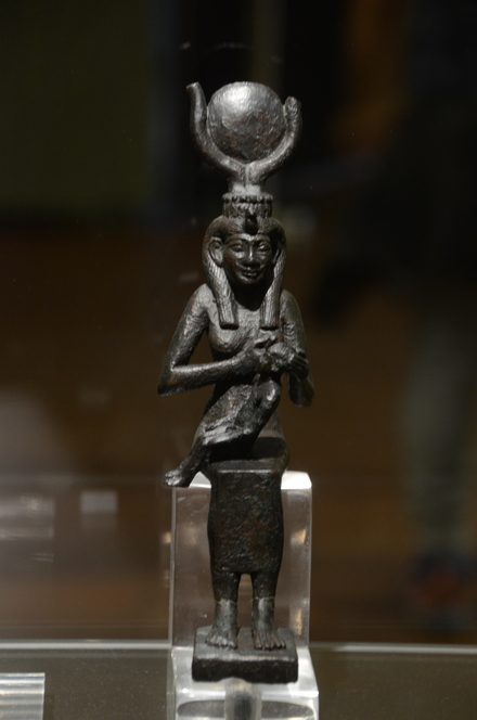 Statuette of Isis and Horus (