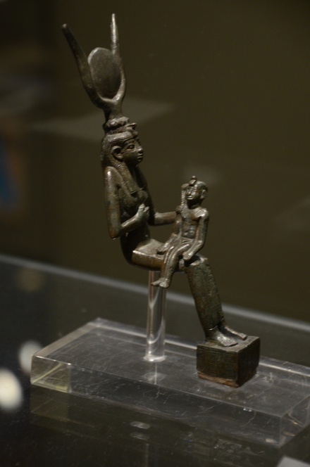 Statuette of Isis and Horus (