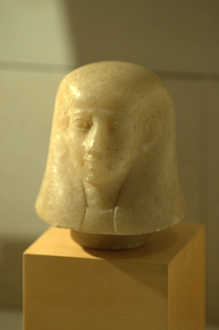 Head of a canopic jar