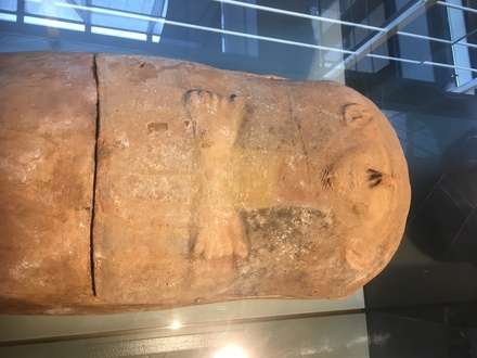 Terracotta sarcophagus