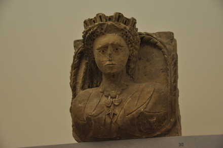 Bust of a city goddess