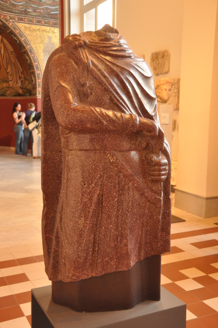 Porphyry statue of a tetrarch