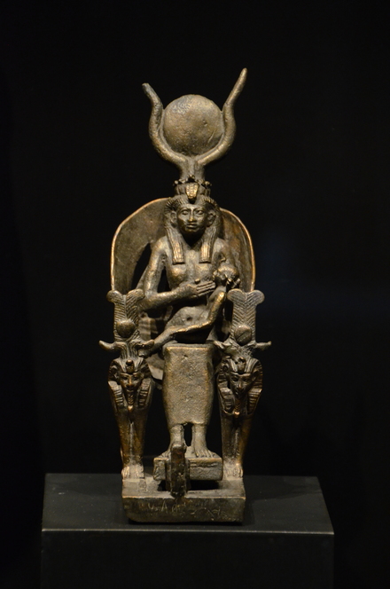 Statuette of Isis and Horus (