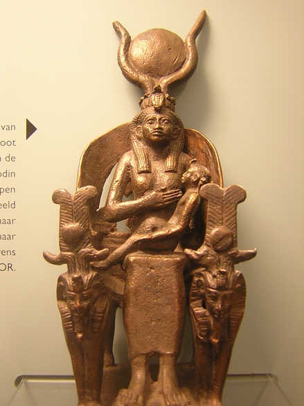 Statuette of Isis and Horus (