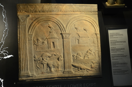 Relief with a Nilotic scene