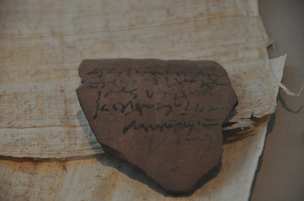Ostracon with a receipt of dyke taxes