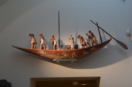 Model of a boat