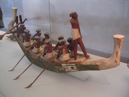 Model of a boat