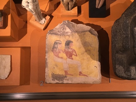 Sketch of a man and a woman