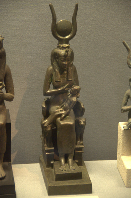 Statuette of Isis and Horus (