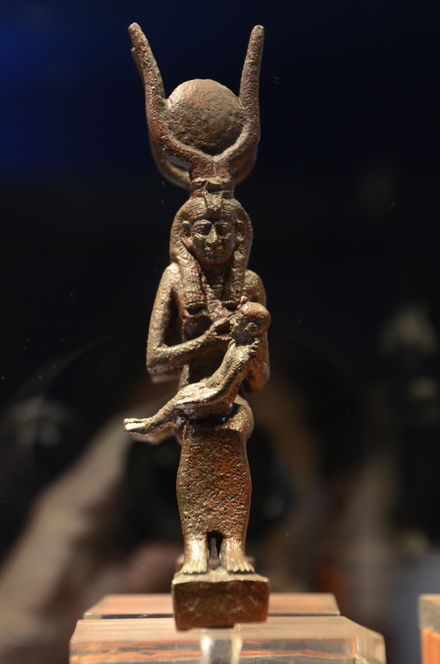 Statuette of Isis and Horus (