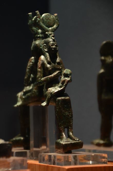 Statuette of Isis and Horus (