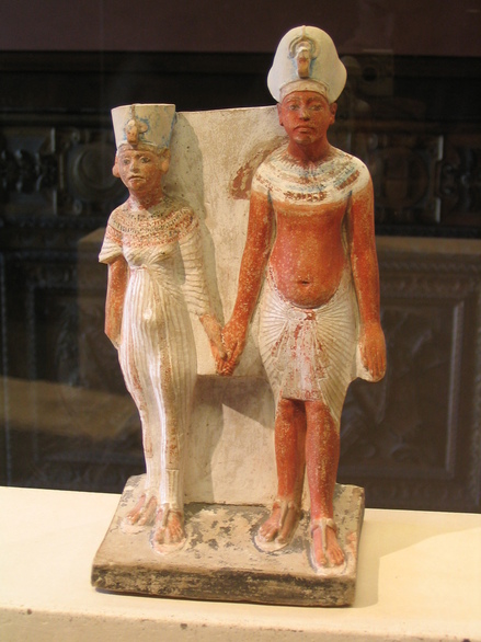 Statuette of Akhenaten and Nefertiti