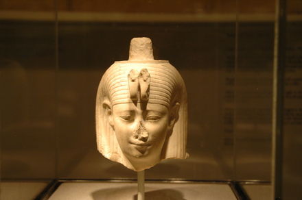 Head of Arsinoe II, Egyptian style