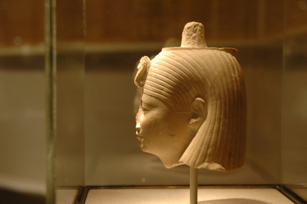 Head of Arsinoe II, Egyptian style