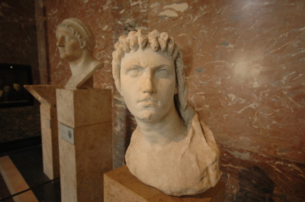Head of Cleopatra II or III as Isis