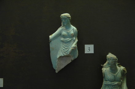 Faience relief of Arsinoe III