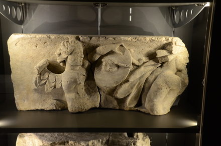 Grand, Frieze with the goddess Victory