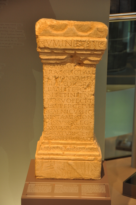 Lyon, Copy of an altar dedicated by legion III Ulpia Victrix