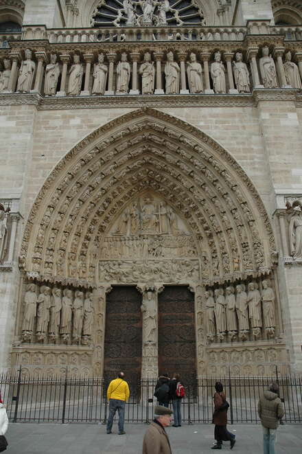 Paris, Portal of the Notre Dame